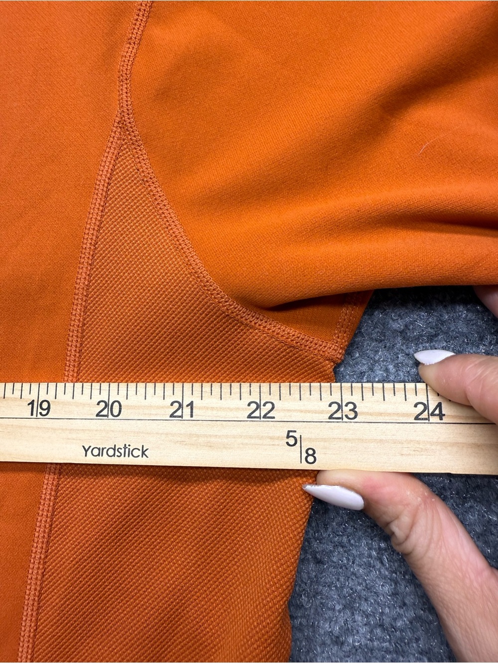 Nike FIT DRY ACG Men's XL Orange Quarter-Zip Performance Pullover - Picture 4 of 8